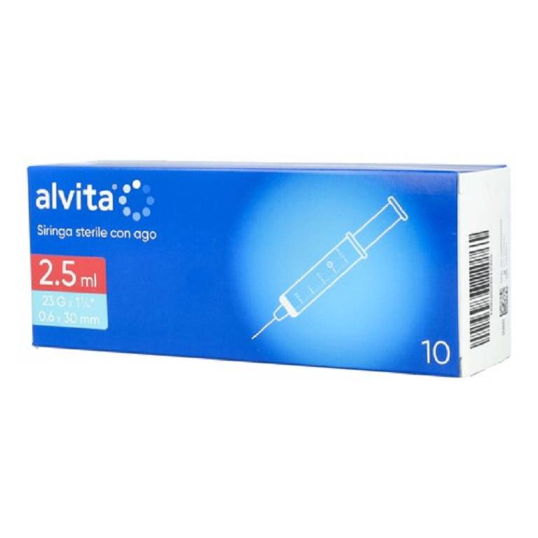 ALVITA SIRINGHE 2,5ML G23 10PZ