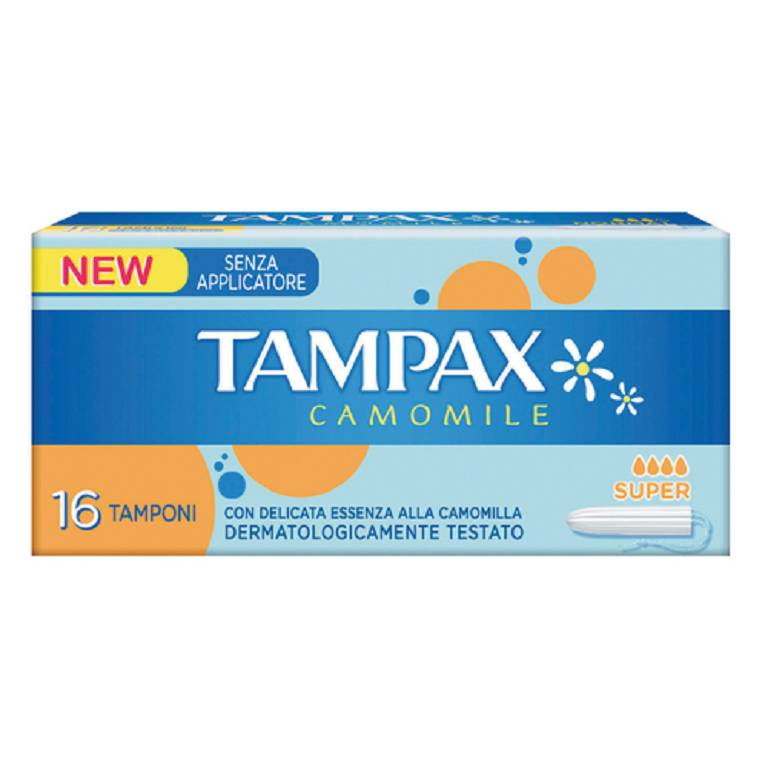 TAMPAX CAMOMILE S/APPL SUPER16